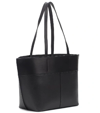 Shop Apc Totally Leather Tote In Black