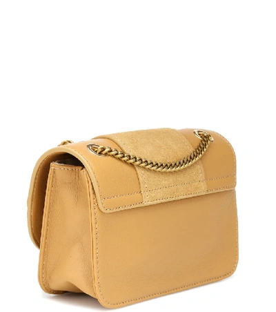 Shop See By Chloé Hopper Small Leather Shoulder Bag In Yellow