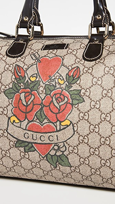 Pre-owned Gucci Brown Boston Joy Bag