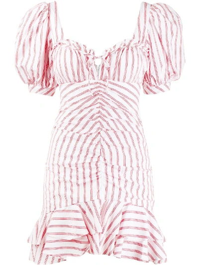 Shop Jonathan Simkhai Striped Dress - White