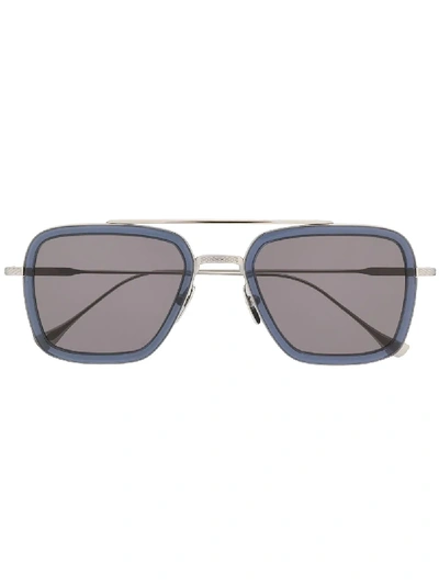 Shop Dita Eyewear Flight 006 Sunglasses In Silver