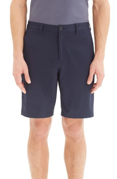 Shop Theory Zaine Neoteric Slim Fit Shorts In Navy