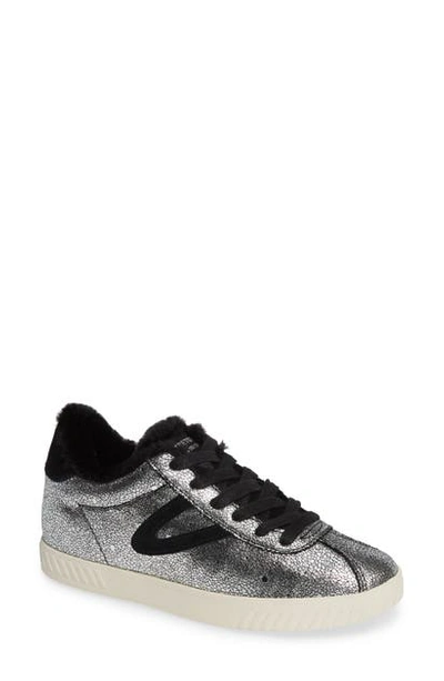 Shop Tretorn Callie 4 Metallic Sneaker In Silver Multi/ Black