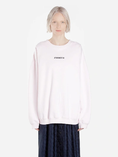 Shop Vetements Sweaters In Pink