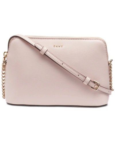 Dkny Bryant Leather Dome Crossbody, Created For Macy's In Iconic Blush/gold  | ModeSens