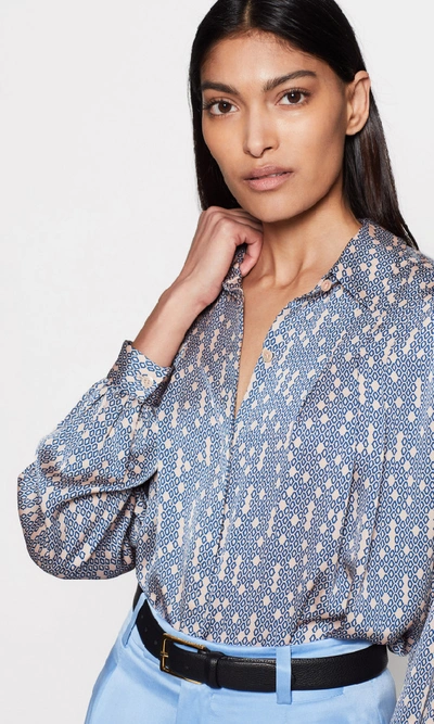 Shop Equipment Bouvier Shirt In Rose Cloud/true Blue