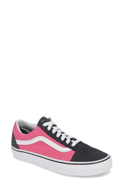 Shop Vans Old Skool Sneaker In 2-tone Ebony/ Carmine Rose