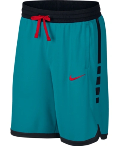 Shop Nike Men's Dri-fit Elite Basketball Shorts In Teal