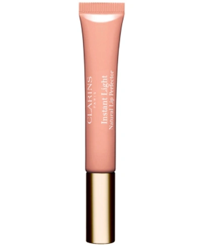 Shop Clarins Natural Lip Perfector, 0.35 Oz. In Nude Shimmer