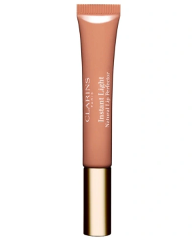Shop Clarins Natural Lip Perfector, 0.35 Oz. In Apricot Shimmer