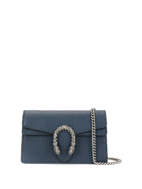 gucci dionysus blue leather