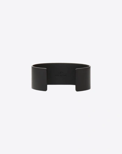 Shop Valentino Vltn Bracelet In Black