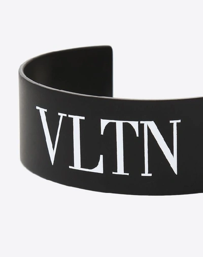 Shop Valentino Vltn Bracelet In Black