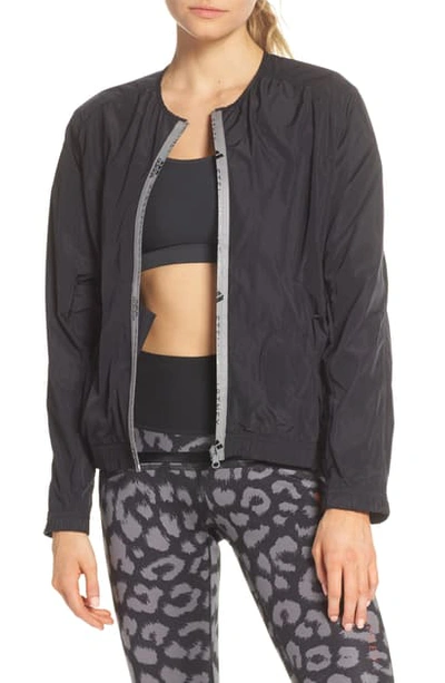 Shop Adidas By Stella Mccartney Bomber Jacket In Black