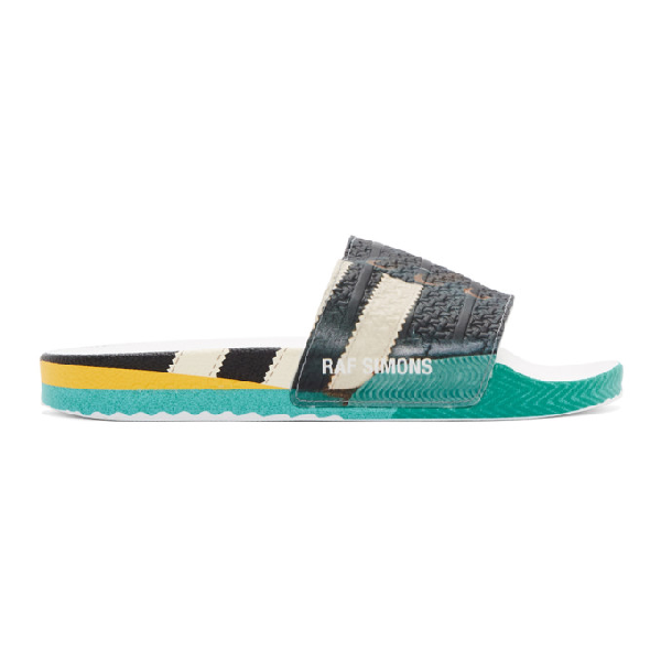 adidas adilette textured rubber slides