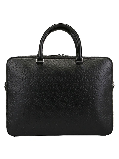 Shop Burberry Ainsworth Briefcase In Black