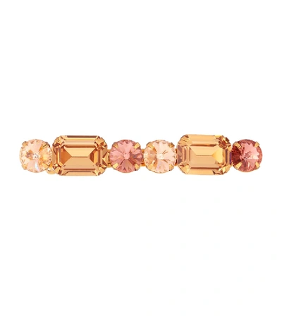 Shop Jennifer Behr Esme Crystal-embellished Barrette In Neutrals