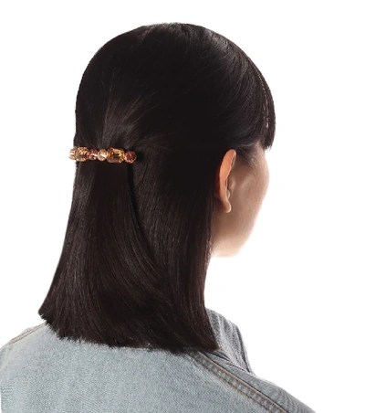 Shop Jennifer Behr Esme Crystal-embellished Barrette In Neutrals