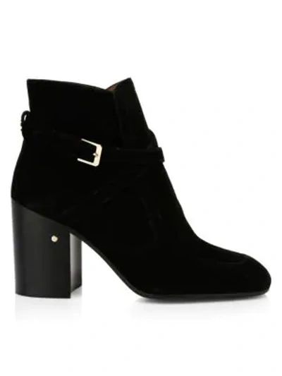 Shop Laurence Dacade Tonia Suede Ankle Boots In Black