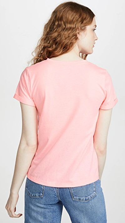 Shop Apc Cyd Tee In Rose