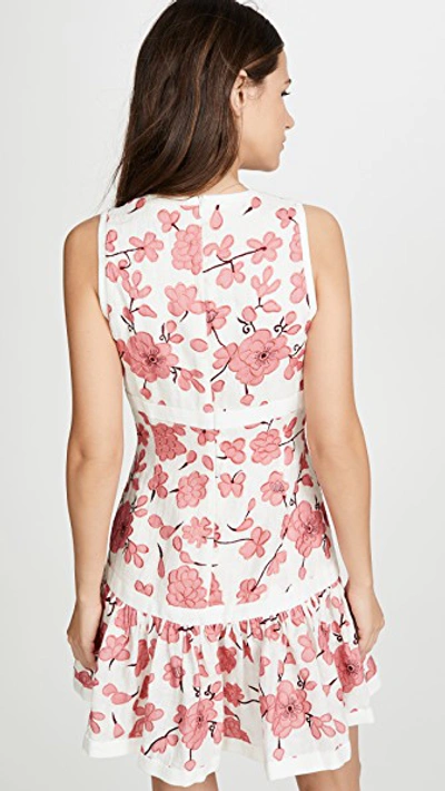 Shop Alexis Lilou Dress In Spring Blossom Embroidery