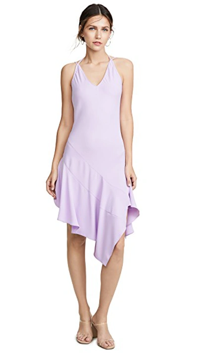 Shop Amanda Uprichard Fawcett Dress In Lavender
