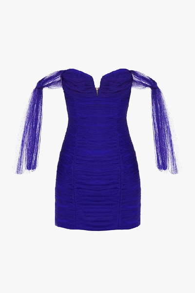 Shop Alice Mccall Good Vibes Dress In Blue