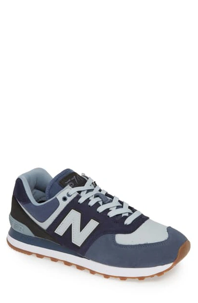 Shop New Balance 574 Classic Sneaker In Indigo