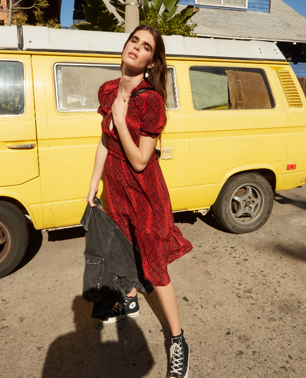 mid length floaty dresses