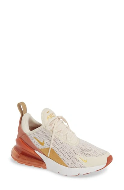 Shop Nike Air Max 270 Premium Sneaker In Light Cream/ Gold/ Terra Blush