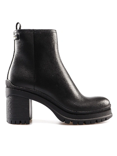 Shop Prada Bootie T.55 In Nero