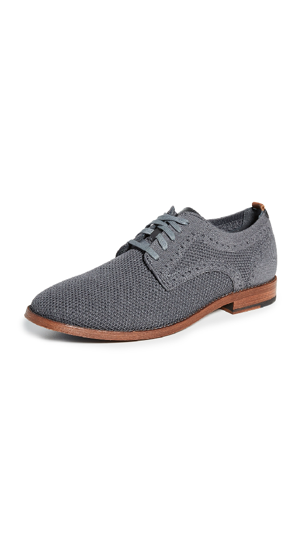 Cole Haan Feathercraft Grand Stitchlite Oxfords In Magnet Grey | ModeSens