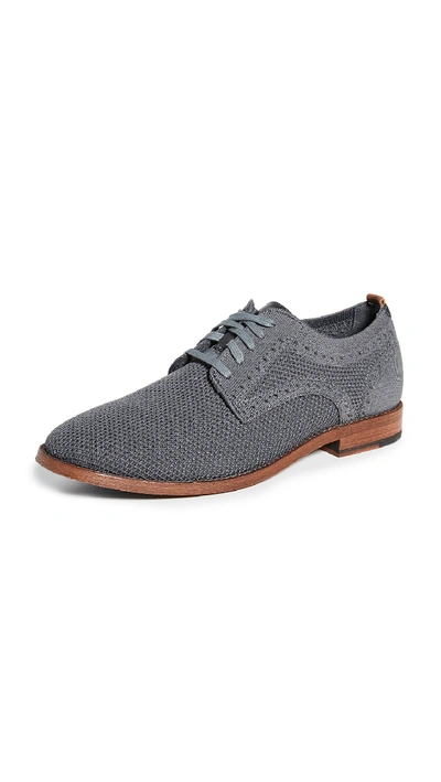 Shop Cole Haan Feathercraft Grand Stitchlite Oxfords In Magnet Grey