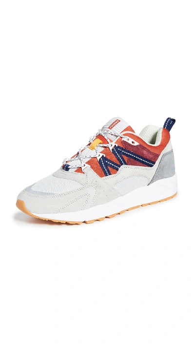 Shop Karhu Fusion 2.0 Sneakers In Lunar Rock/pureed Pumpkin