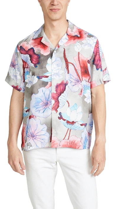 Saturdays Nyc Multicolor Canty Short Sleeve Shirt In Vividlotusp