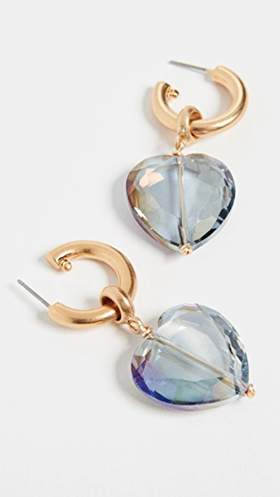 Shop Brinker & Eliza It's Kismet Earrings In Crystal