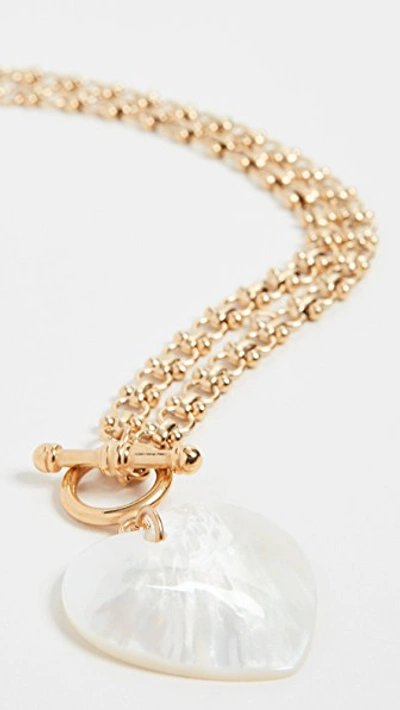 Shop Brinker & Eliza Plot Twist Necklace In Gold