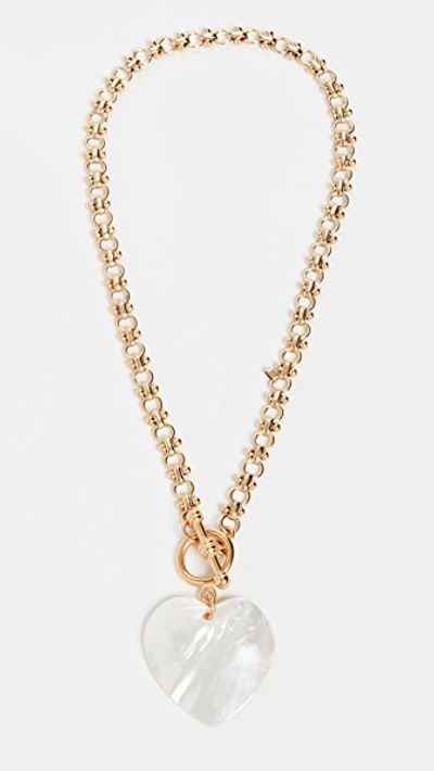 Shop Brinker & Eliza Plot Twist Necklace In Gold