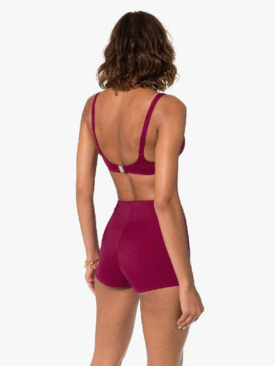 Shop Araks Quinn Quenton Bikini In Purple