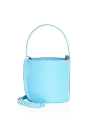 Shop Staud Bisset Bucket Bag In Panama Blue