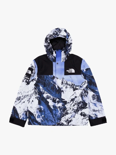 Shop Stadium Goods Supreme X The North Face Mountain Print Parka In Multicoloured
