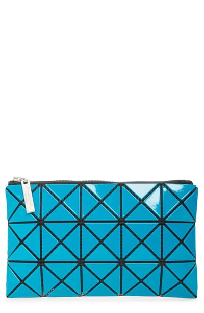Shop Bao Bao Issey Miyake Prism Pouch - Blue In Emerald