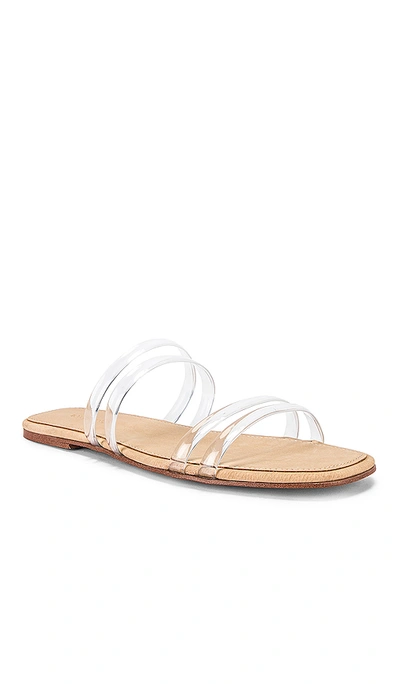 Shop Tony Bianco Posch Slide In Clear Vinalite & White