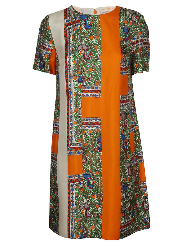 tory burch printed shift dress
