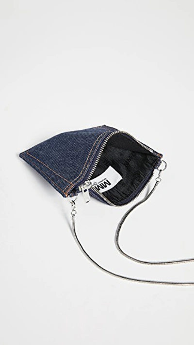 Shop Mm6 Maison Margiela Denim Pocket Crossbody Bag