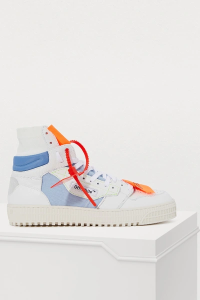 Shop Off-white Off Court High-top Sneakers In White Light Grey