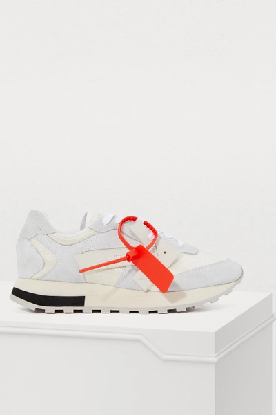 Shop Off-white Arrow Sneakers In White