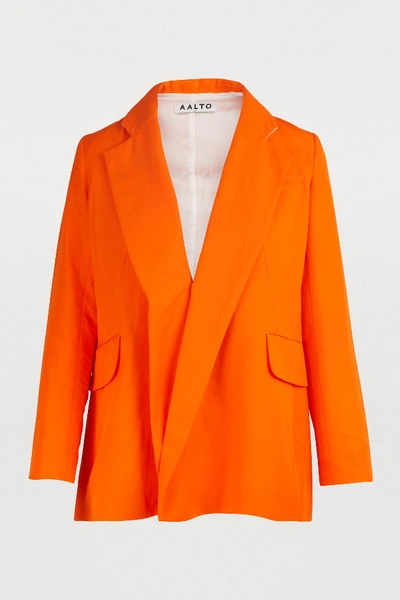 Shop Aalto Short Jacket In Orange