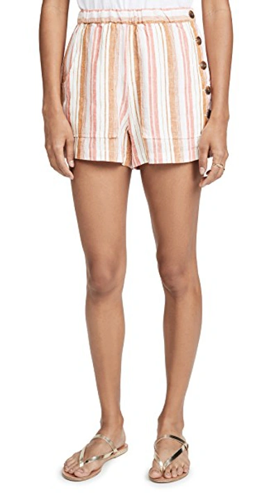 Shop Joie Diradine Shorts In Island Sunset