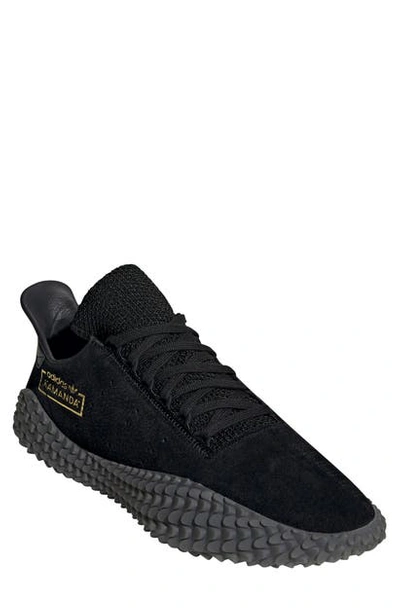 Shop Adidas Originals Kamanda Sneaker In Core Black/ Core Black/ Carbon